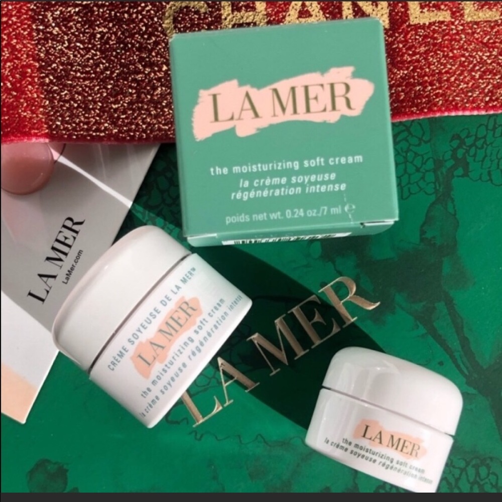 La Mer Soft Cream Deluxe Travel Size + Sample Size